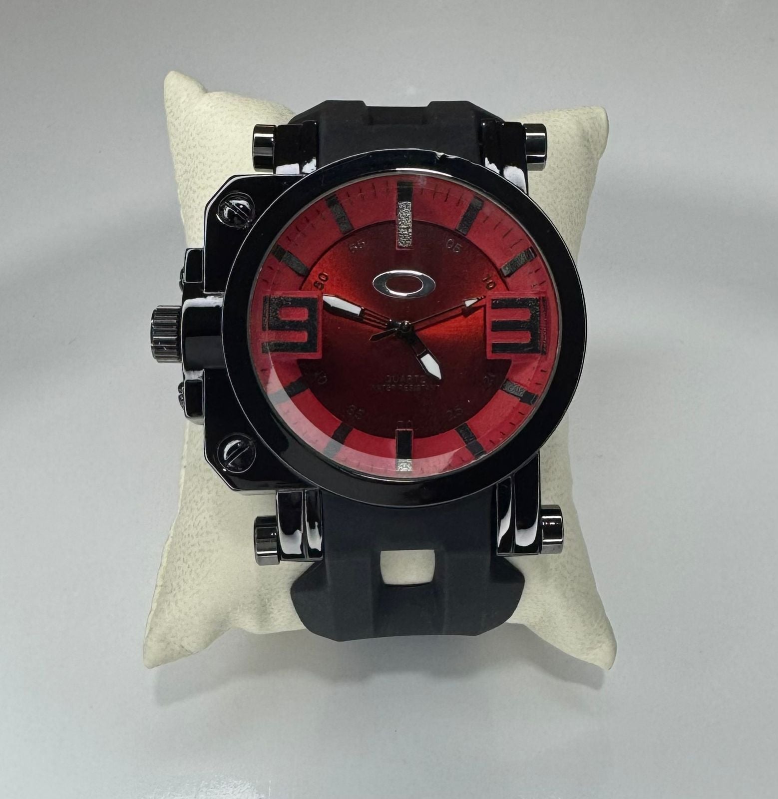 OKLY CORREA NEGRA CARA ROJA