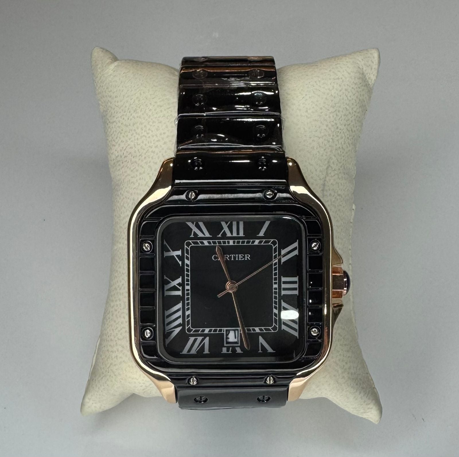 CRT SANTOS CARA NEGRA METALICO NEGRO