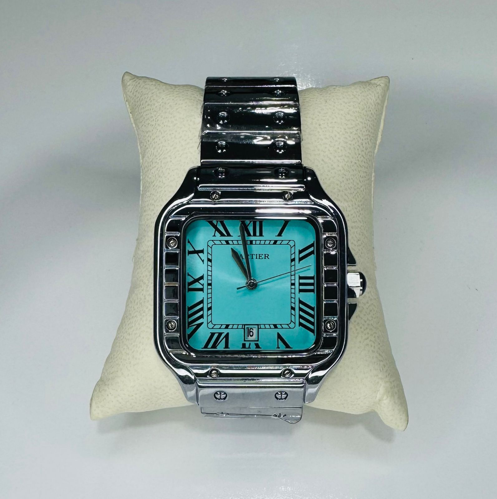 CRT SANTOS TIFFANY METALICO PLATEADO