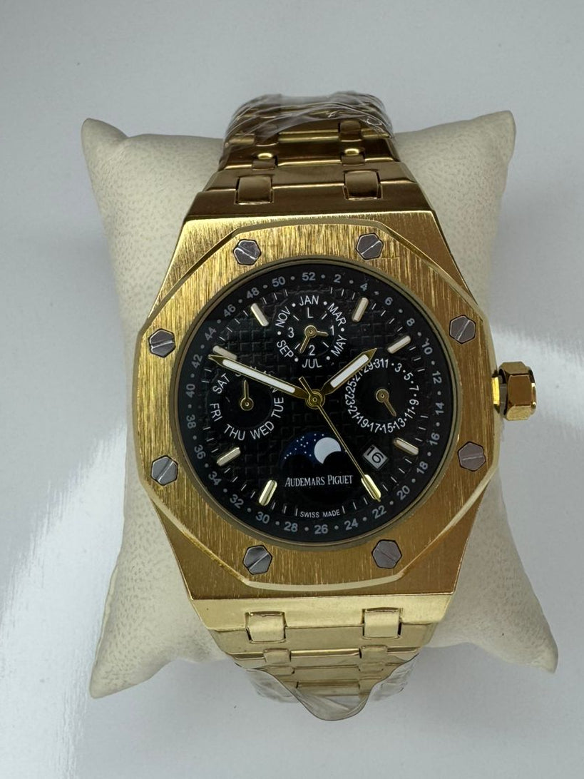 AU PGT CARA NEGRA ACERO GOLD