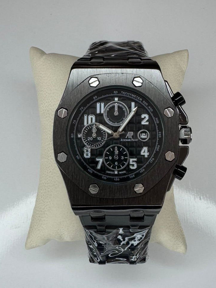 AU PGT CARA NEGRA ACERO CRONO