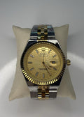RX CARA GOLD BITONO BISEL ESTRIADO